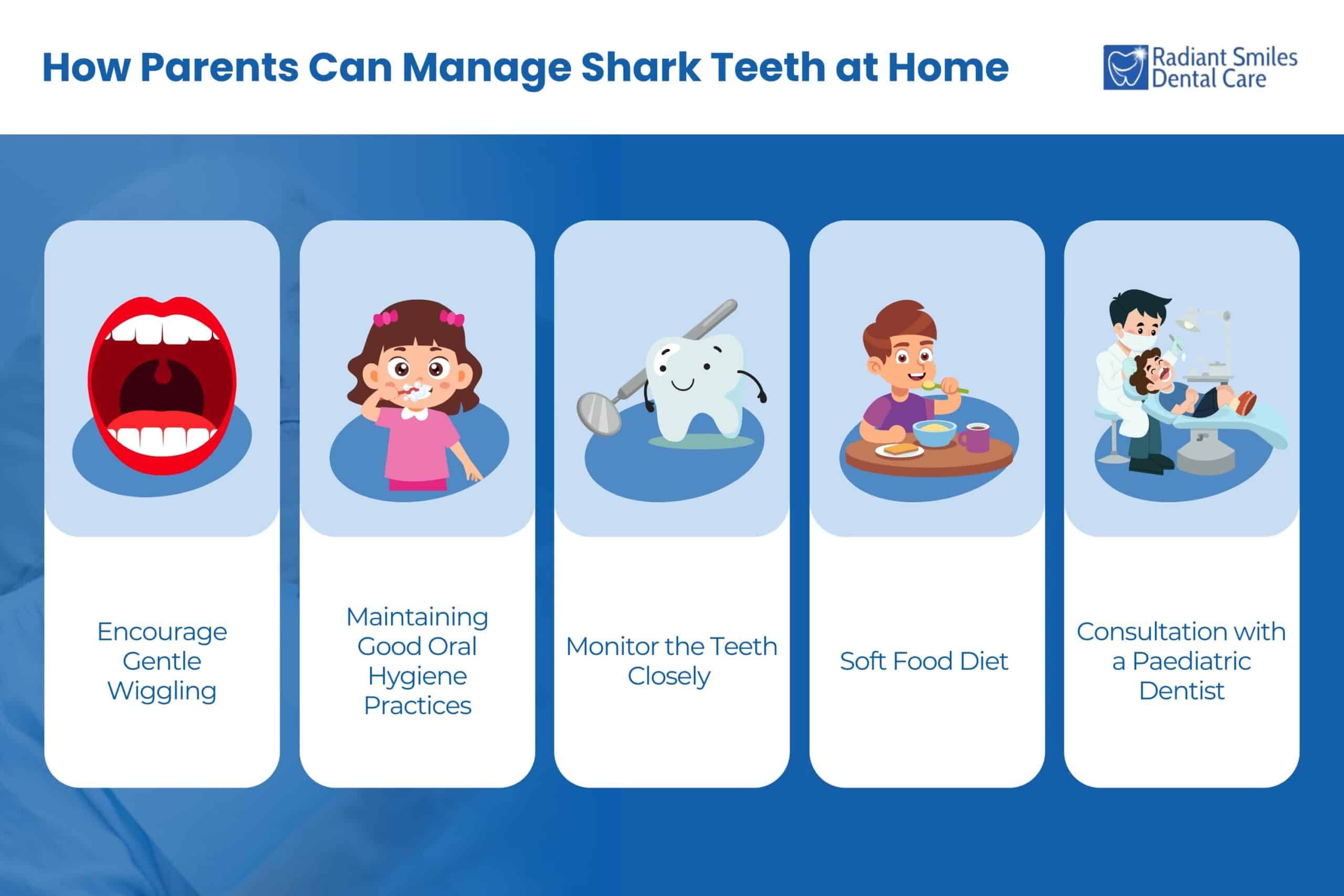 How Parents Can Manage Shark Teeth at Home
